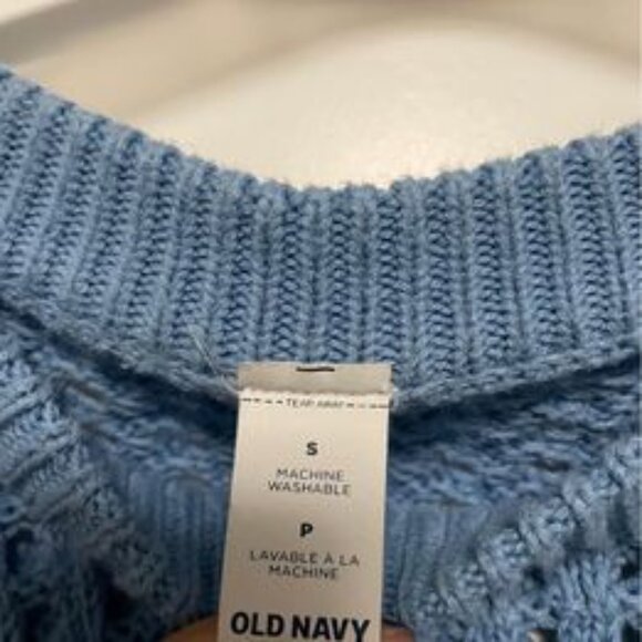 Cute Blue Knit sweater [old navy small] - Picture 2 of 2